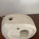 Vintage carved stone lamp signed Arsène Galisson