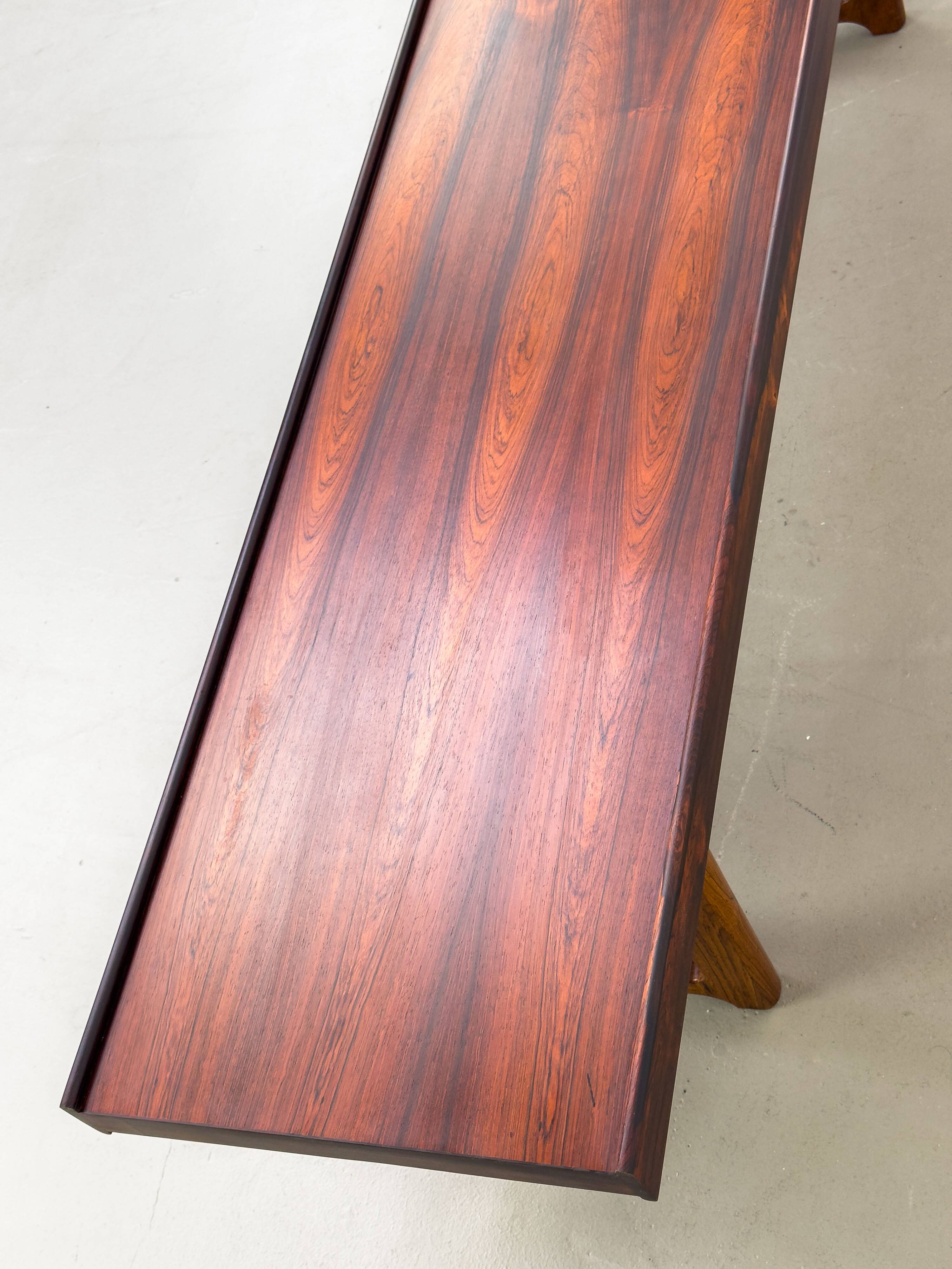 Banc ou table basse Krobo vintage par Torbjørn Afdal, 1960