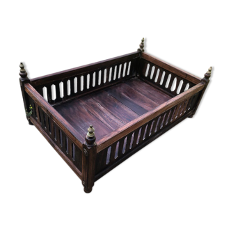 Old rosewood cradle