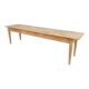Very large farmhouse table 300 cm in fir from 1900, natural raw wood brewery.