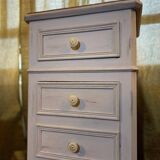 Renovated 19th-century bedside chest.