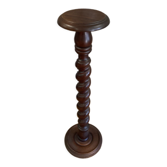 Twisted column Henri II in turned wood