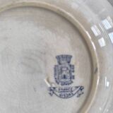 Set of 6 iron earthenware plates