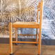 Vintage chair sitting rope