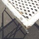 Table de jardin des années 30 en métal