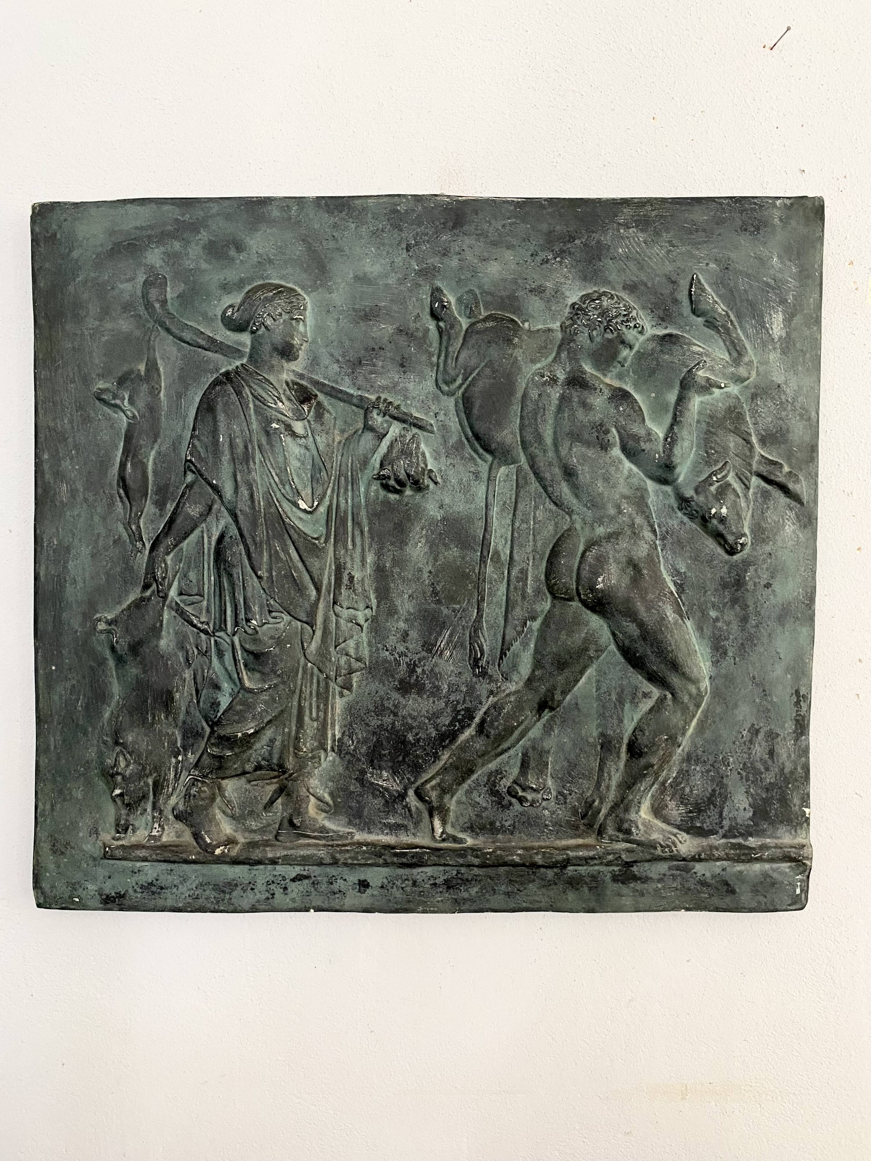 Moulage plâtre à l’Antique, 56x52 cm