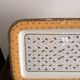 Large Square Plate Geneviève Lethu Mado Floral Decor 43x31cm
