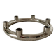 Tubular chrome candle holder