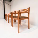 Set of 4 Riccio chairs by Ricchio for Knoll, 1980s