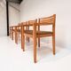 Set of 4 Riccio chairs by Ricchio for Knoll, 1980s