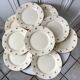 Set of 9 flat plates Digoin Sarreguemines years 40-50