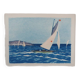 René Ligeron: Regatta on the Atlantic, signed original engraving.