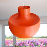 Large orange pendant light for dining room