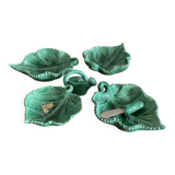 Leaf-shaped aperitif service
