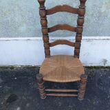 Brutalist chair in the Charles Dudouyt 60's style