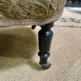 Napoleon III armchair, 19th century, fully restored and reupholstered