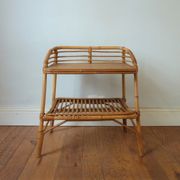 Table de chevet rotin