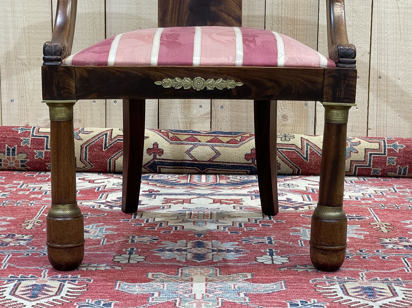 Empire XIXth mahogany armchair