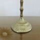 Large candle holder, candlestick, solid bronze, 7 candles, 1970s, Menorah