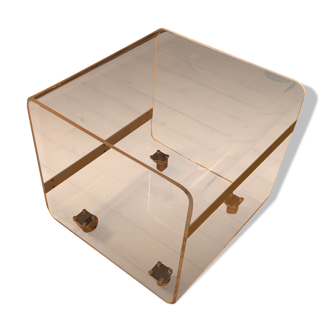 Table d'appoint mobile en lucite, 1970