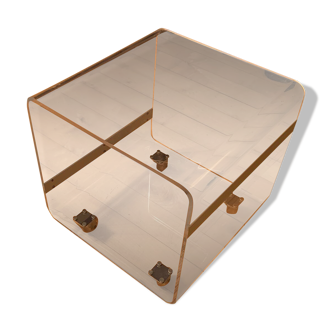 Lucite mobile side table, 1970s