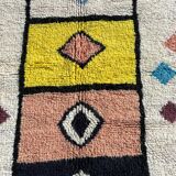large new multi-colored Berber beni ourain rug 180x280 cm