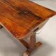 Antique Biedermeier desk in walnut, Austria, mid-19th century.
