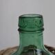 Glass and wicker demijohn