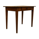 Old desk in chestnut side table