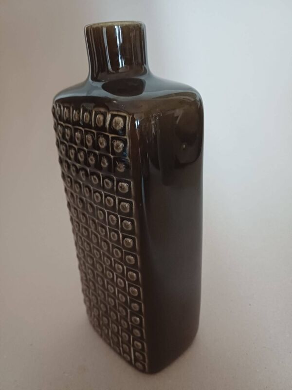 Vase Rörstrand Kub n°5 en grès – Gunnar Nylund – Design scandinave, Suède,