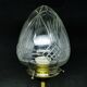 Brass and glass pendant lamp, 1890s