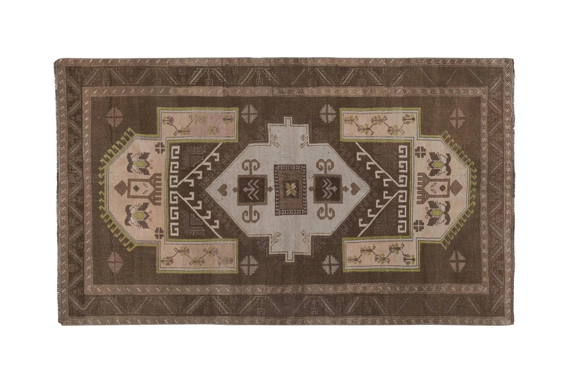 Vintage Turkish handmade rug 179x305 cm