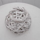 Round wicker pot cover