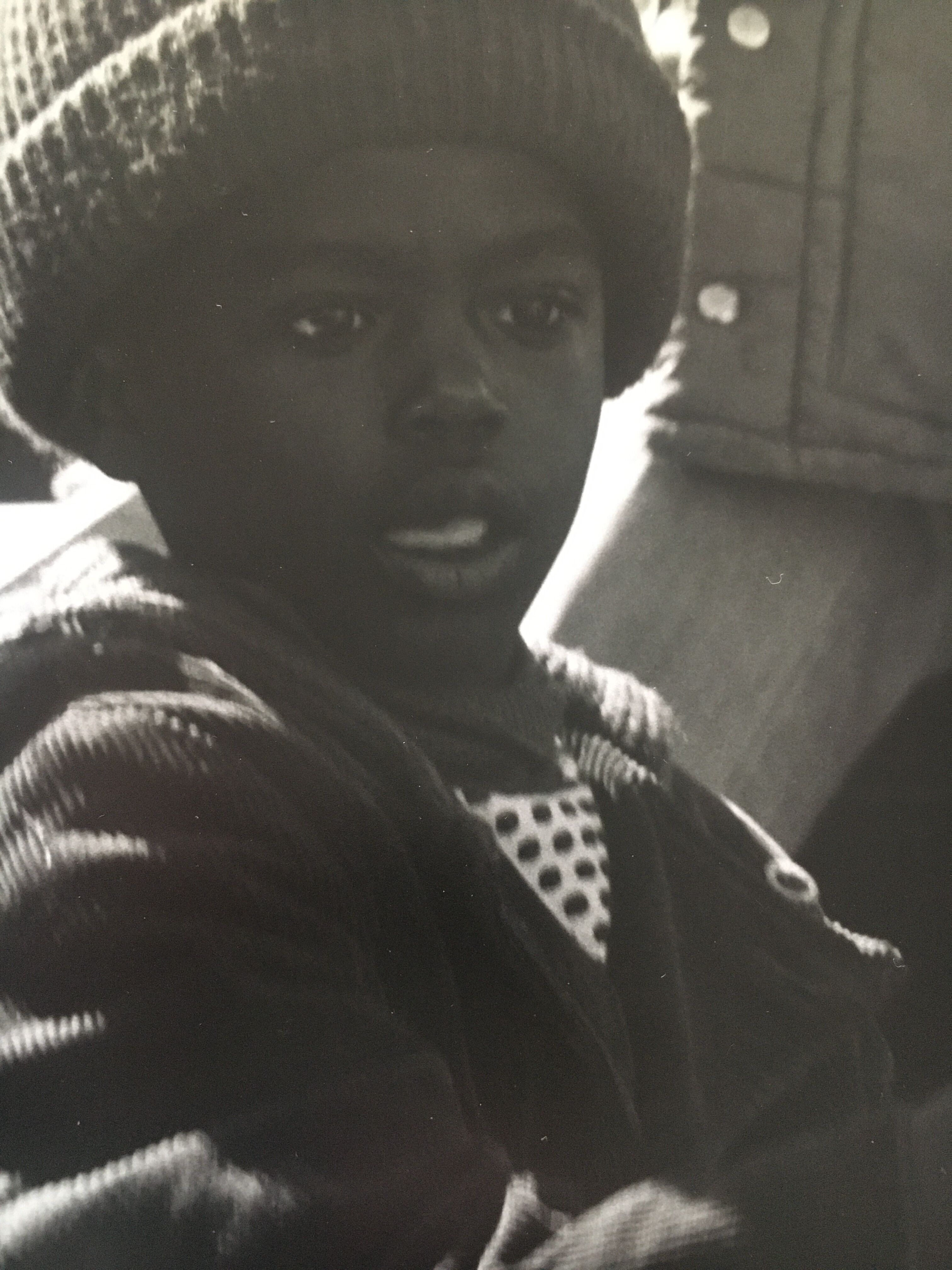 Great 80s photo print. Kid. USA