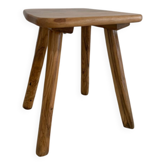 Tabouret Brutaliste Tony Bain Vallauris Vintage Circa 1950