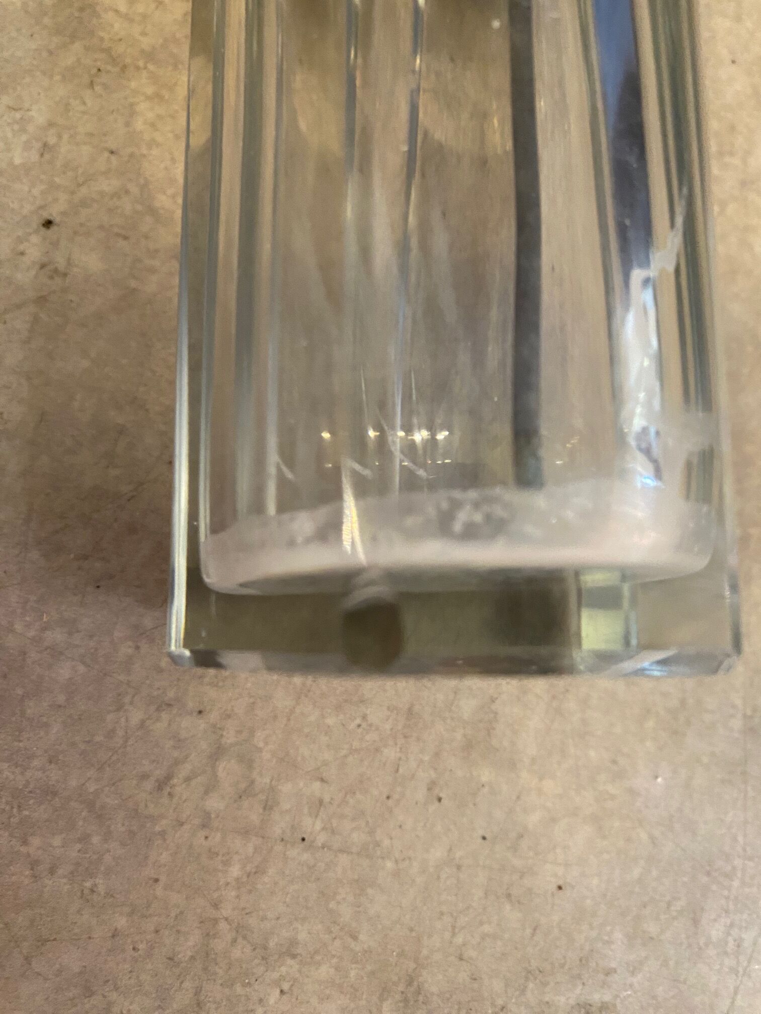 Old piston vaporizer crystal perfume atomizer baccarat late nineteenth century