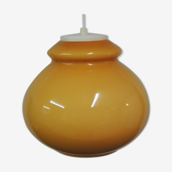 Suspension en opaline orange