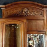 vestiaire ancien en Noyer massif