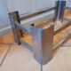 Stainless steel coffee table 1970