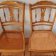 Old carved chairs in turned wood