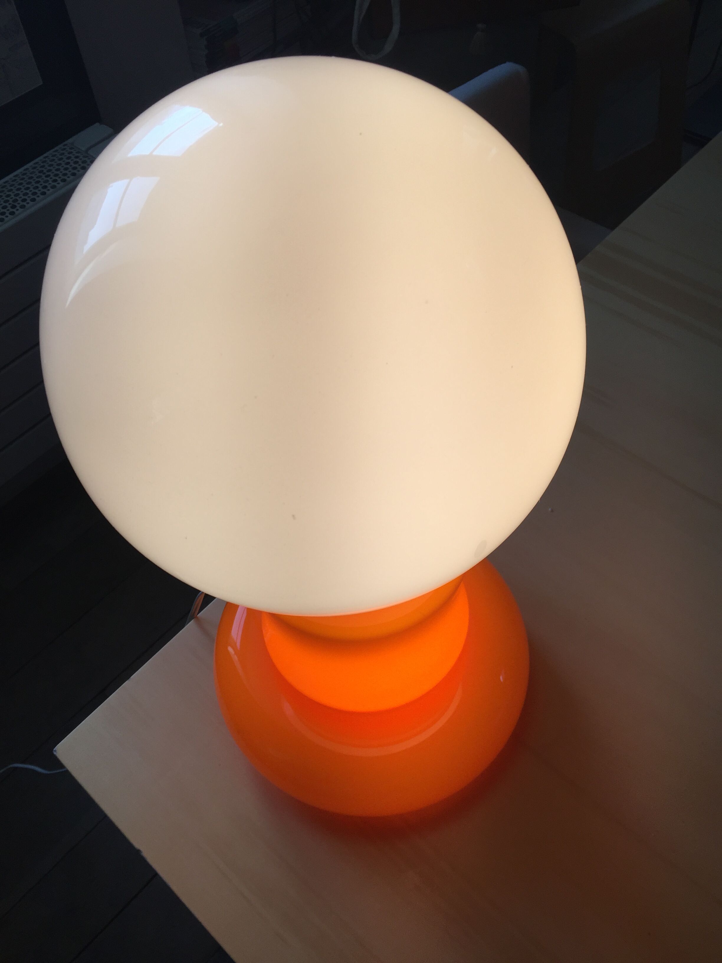 Murano glass pawn lamp