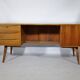 Bureau de direction en noyer, années 1960