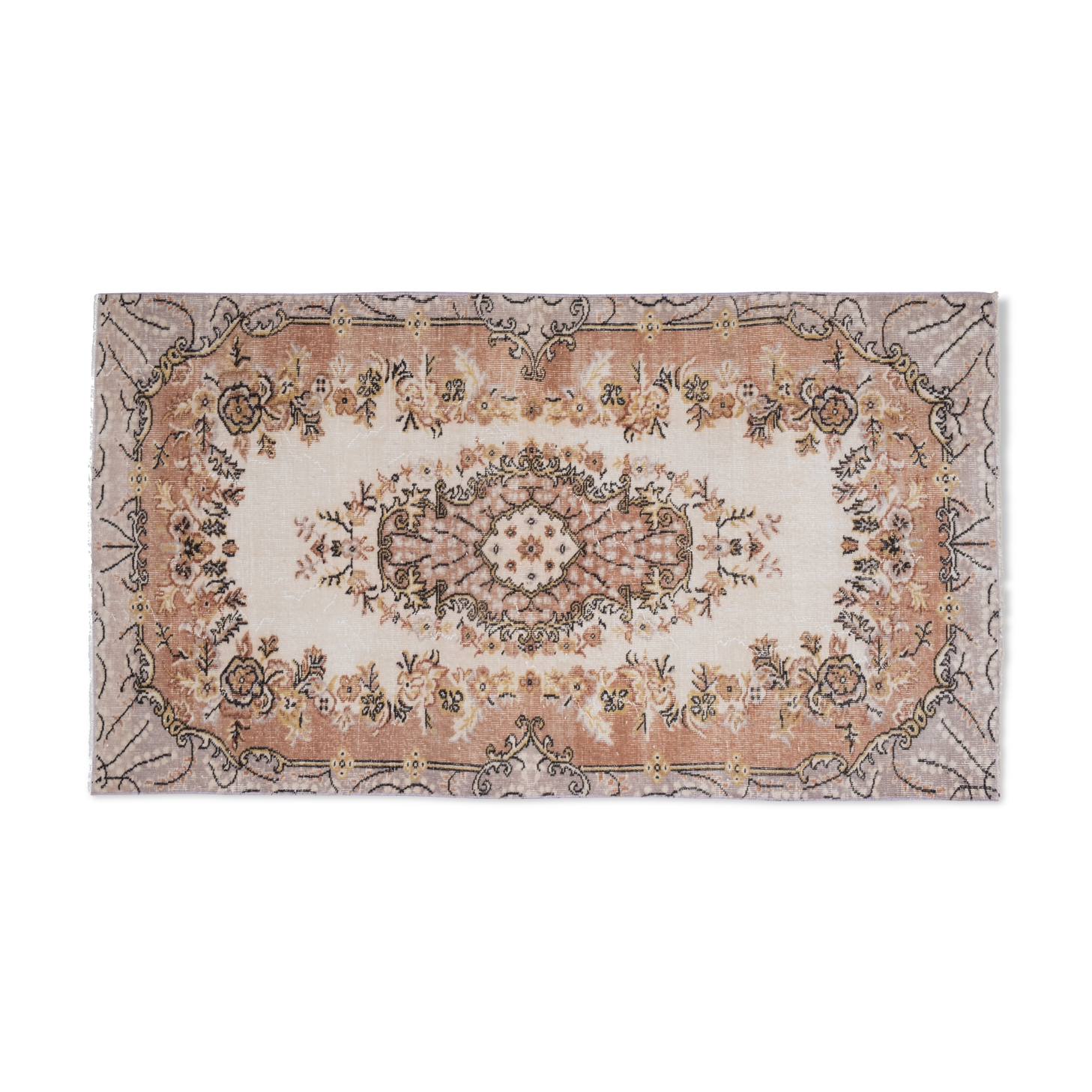 Vintage Turkish Sparta Rug, 1970s