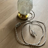 Art Deco globe table lamp