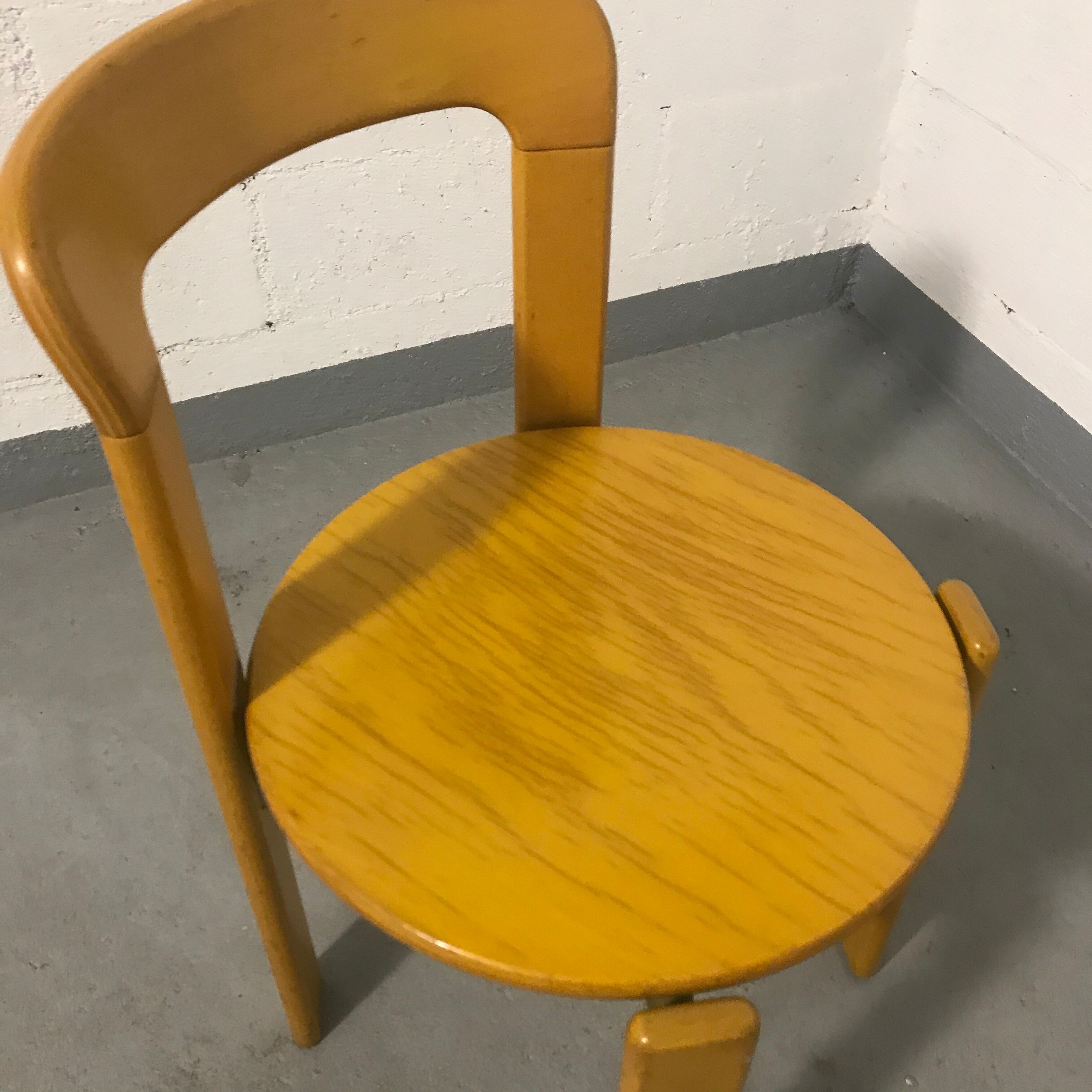 Pair of chairs "Rey" by Bruno Rey for Kusch
