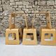 Lot 5 tabourets Lisa Noringer pour Ikea 2000"