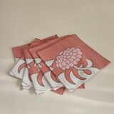 6 napkins