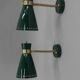 Two Flexible Wall Lamps by Napako in Stilnovo Style, 1960s, Restored