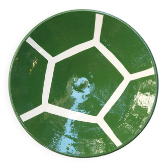 Medium plate - green ground