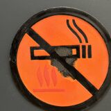 Plaque avertissement vintage